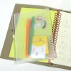 20 Ring A5 PVC Zipper Pocket