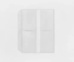 6 Ring A6 Wide Card Pocket Refill