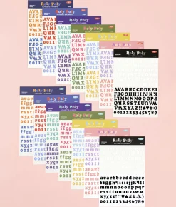 Roly Poly Alphabet Removable Sticker