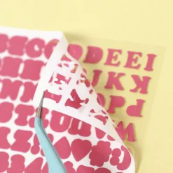 Roly Poly Alphabet Removable Sticker
