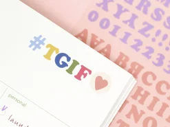 Roly Poly Alphabet Removable Sticker