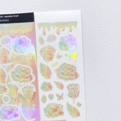 Rose Gradient Hologram Slim Sticker