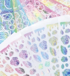 Rose Gradient Hologram Slim Sticker