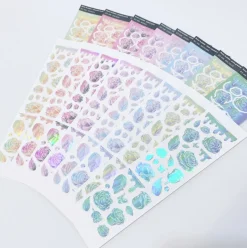 Rose Gradient Hologram Slim Sticker