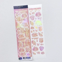 Rose Gradient Hologram Slim Sticker