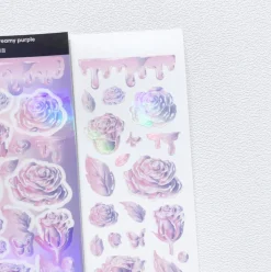 Rose Gradient Hologram Slim Sticker
