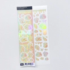 Rose Gradient Hologram Slim Sticker