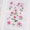 Rose of Sharon Pressed Flower Sticker