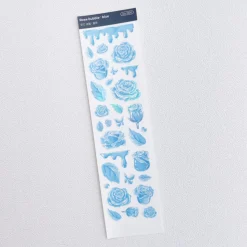 Rose Solid Hologram Slim Sticker