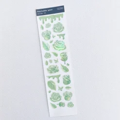 Rose Solid Hologram Slim Sticker