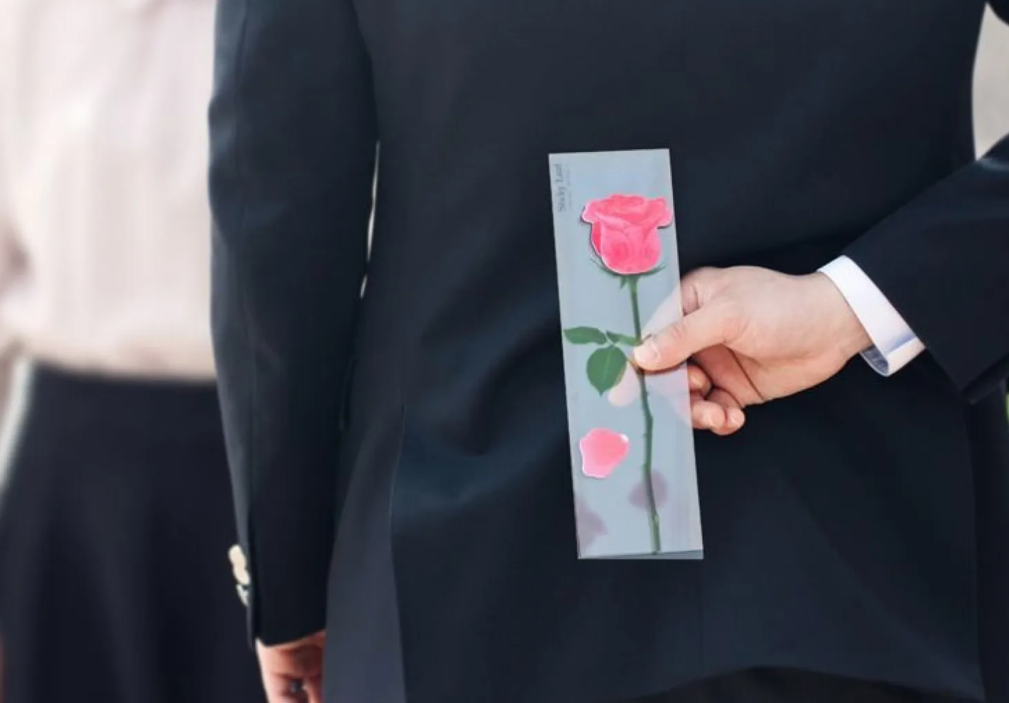 Rose Sticky Note