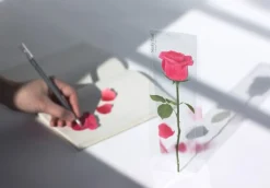 Rose Sticky Note