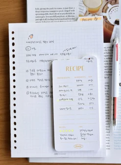 Rounded Edge Index Sticky Note