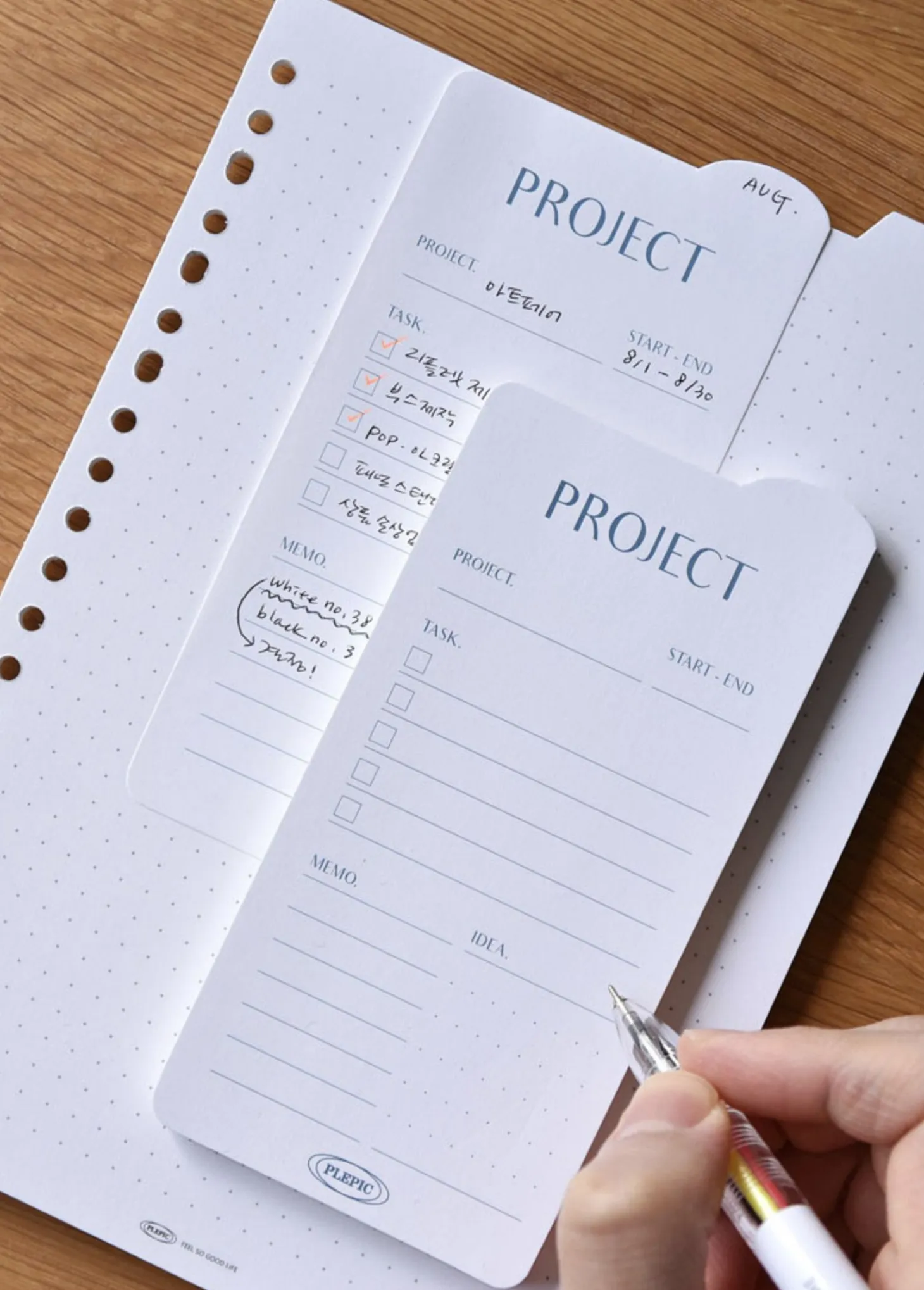 Rounded Edge Index Sticky Note