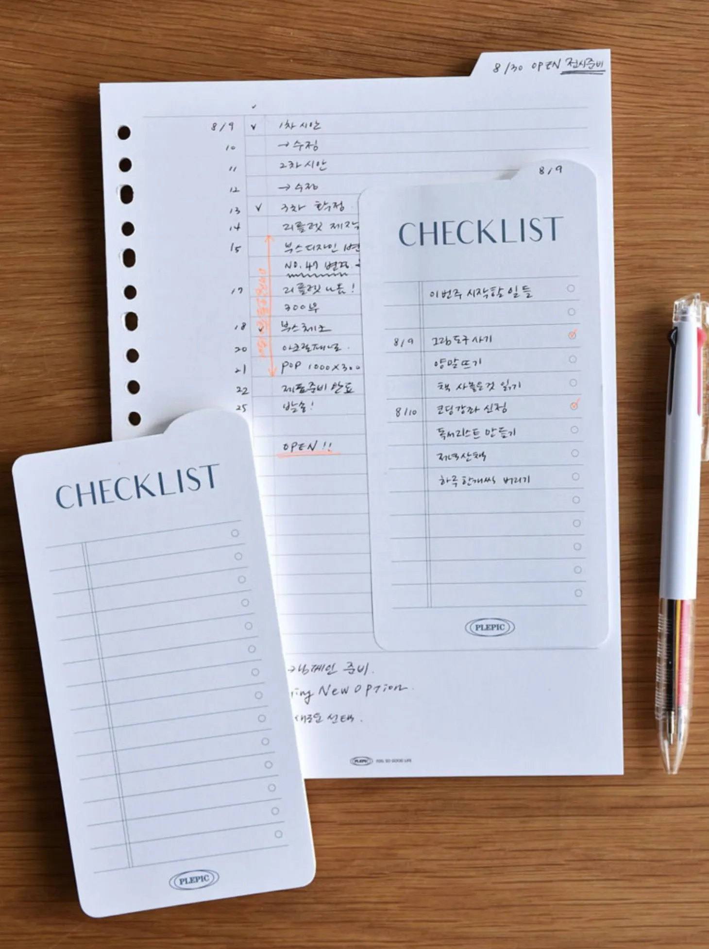 Rounded Edge Index Sticky Note