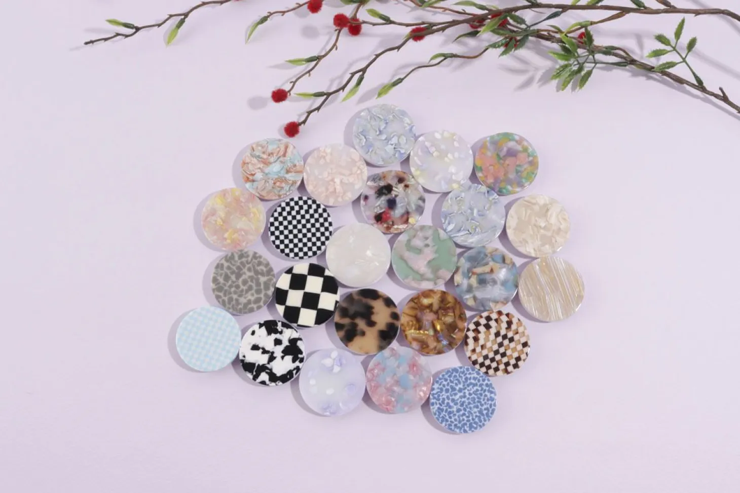 Round Shape Pattern Phone Grip