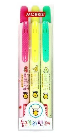 Round Tip Highlighter Set
