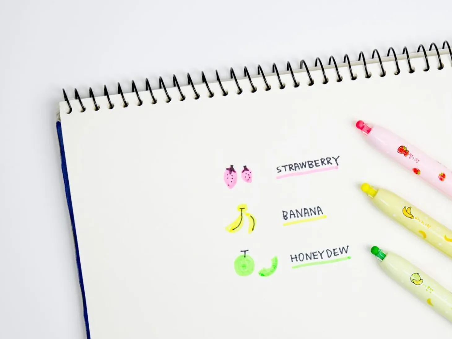 Round Tip Highlighter Set