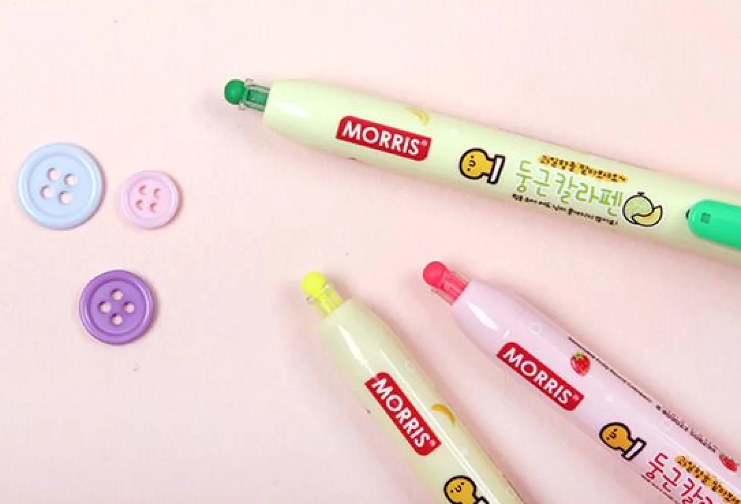 Round Tip Highlighter Set