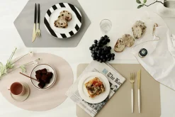 Round Two Tone Color Placemat