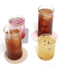 Round Two Tone Tea Coaster