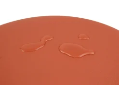 Round Vegan Leather Sitting Cushion