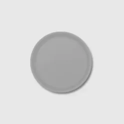 Round Vegan Leather Tea Coaster