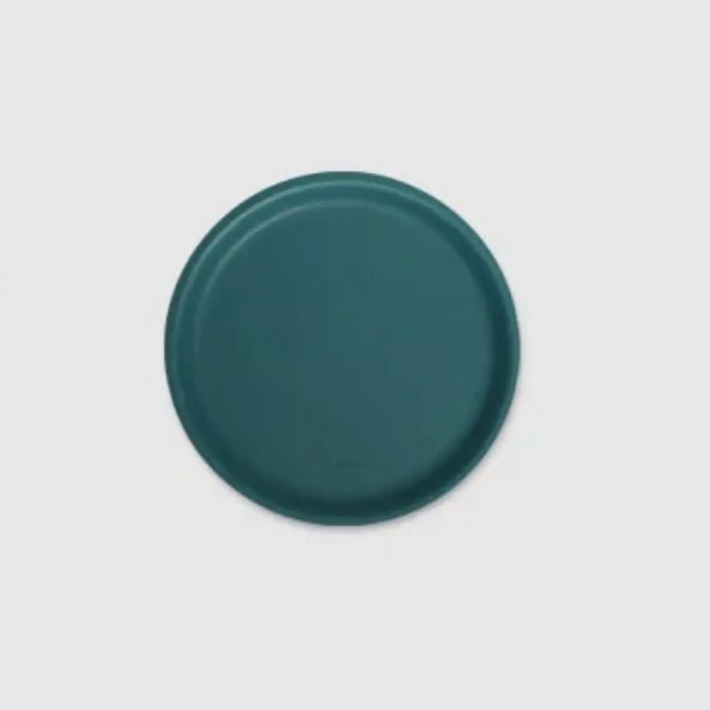 Round Vegan Leather Tea Coaster