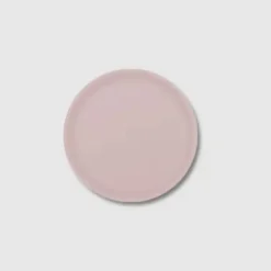 Round Vegan Leather Tea Coaster