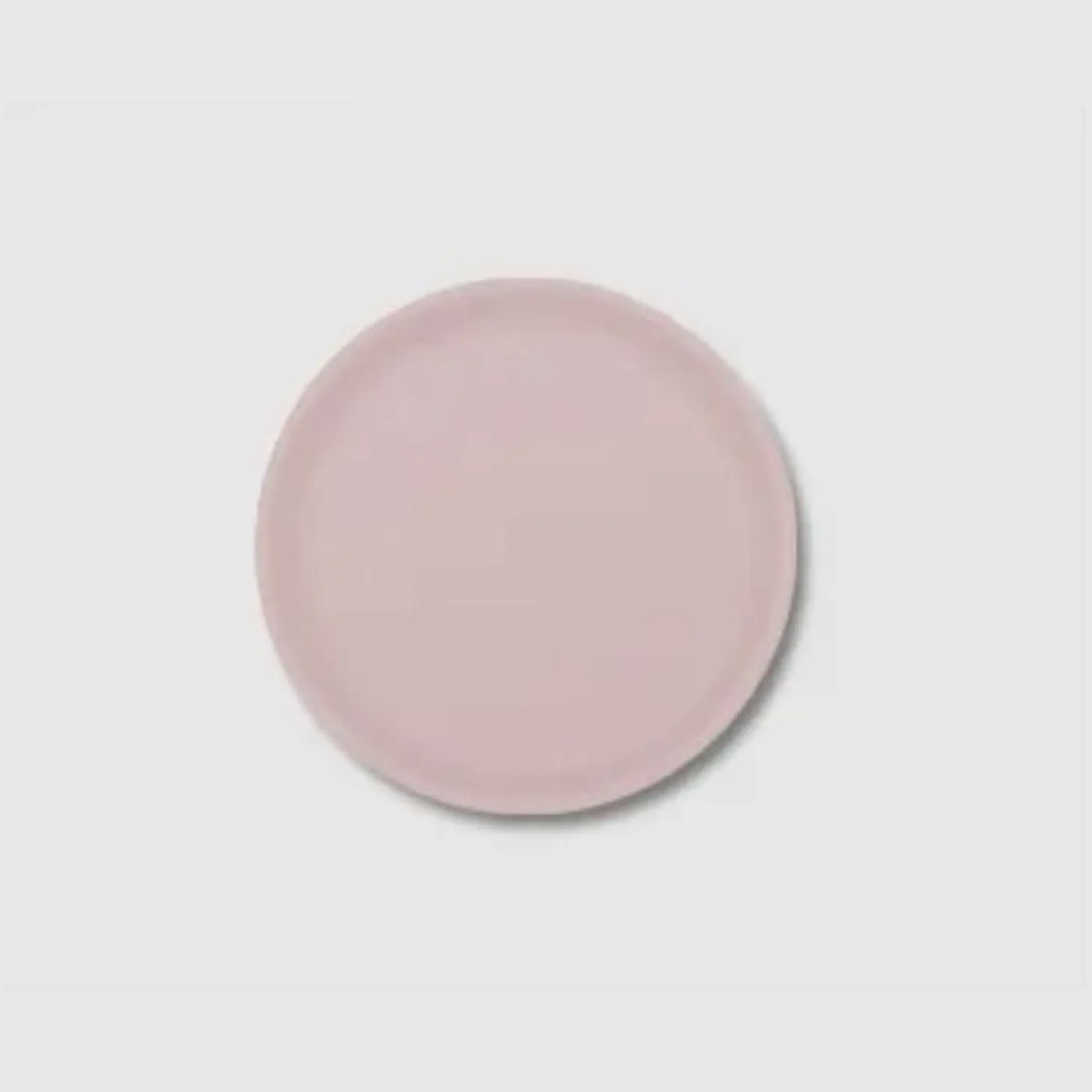 Round Vegan Leather Tea Coaster