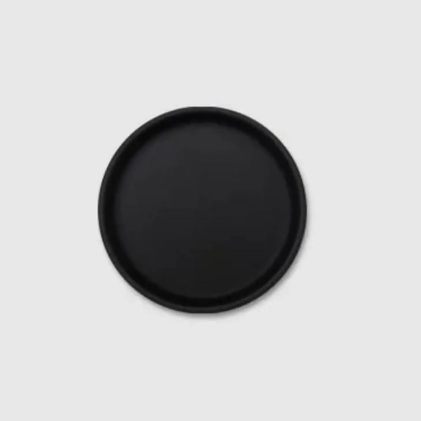 Round Vegan Leather Tea Coaster
