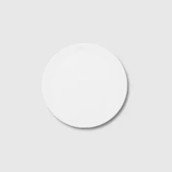 Round Vegan Leather Tea Coaster