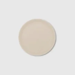 Round Vegan Leather Tea Coaster