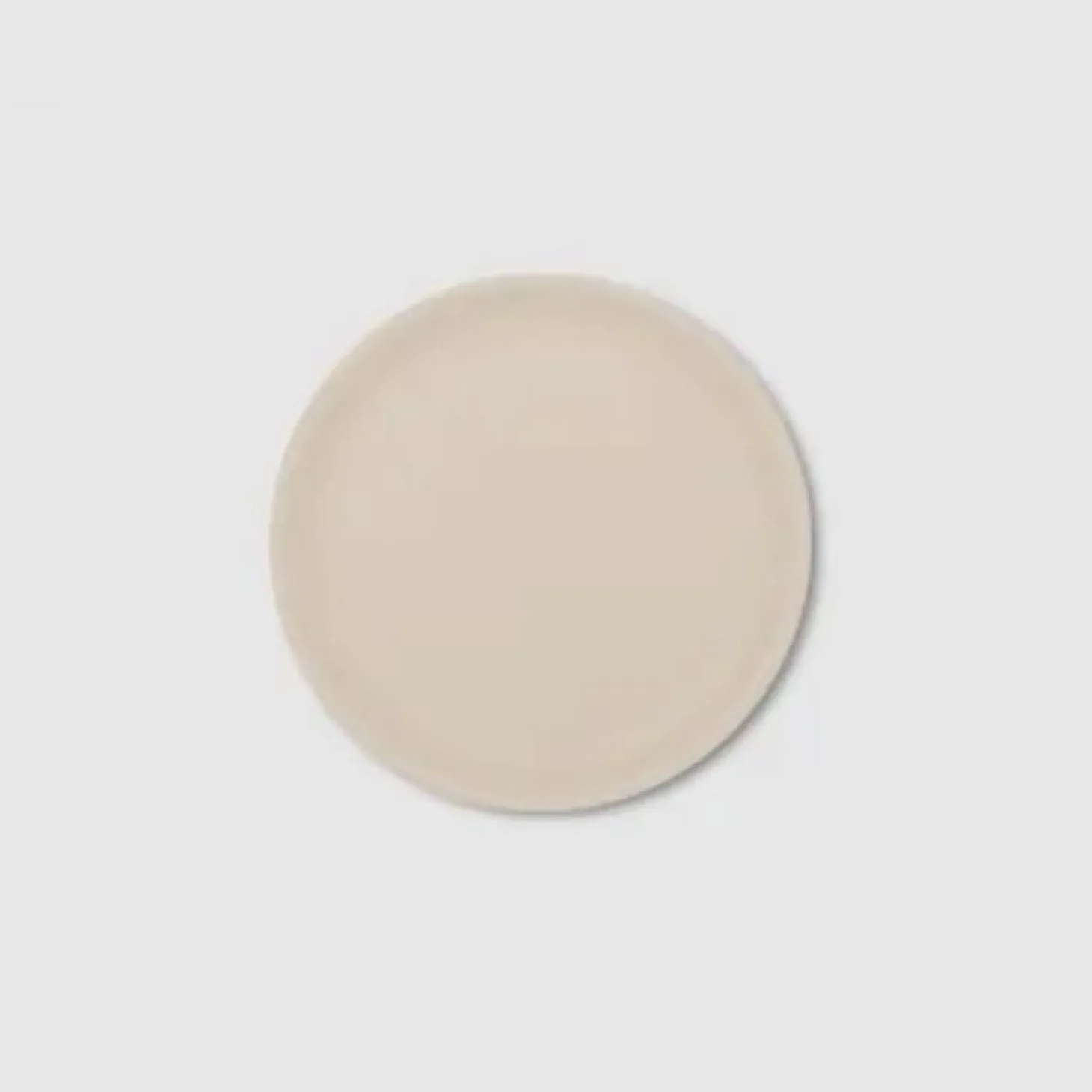 Round Vegan Leather Tea Coaster
