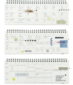 3-Row Desk Weekly Scheduler