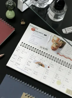 3-Row Desk Weekly Scheduler