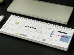 3-Row Desk Weekly Scheduler