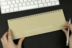 3-Row Desk Weekly Scheduler