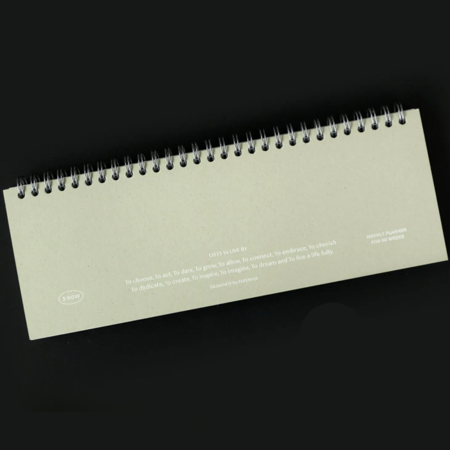 3-Row Desk Weekly Scheduler