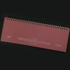3-Row Desk Weekly Scheduler