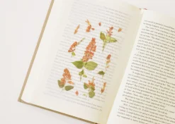 Salvia Pressed Flower Sticker