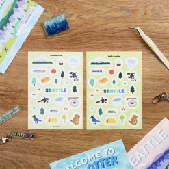 Seattle Acrylic Key Ring