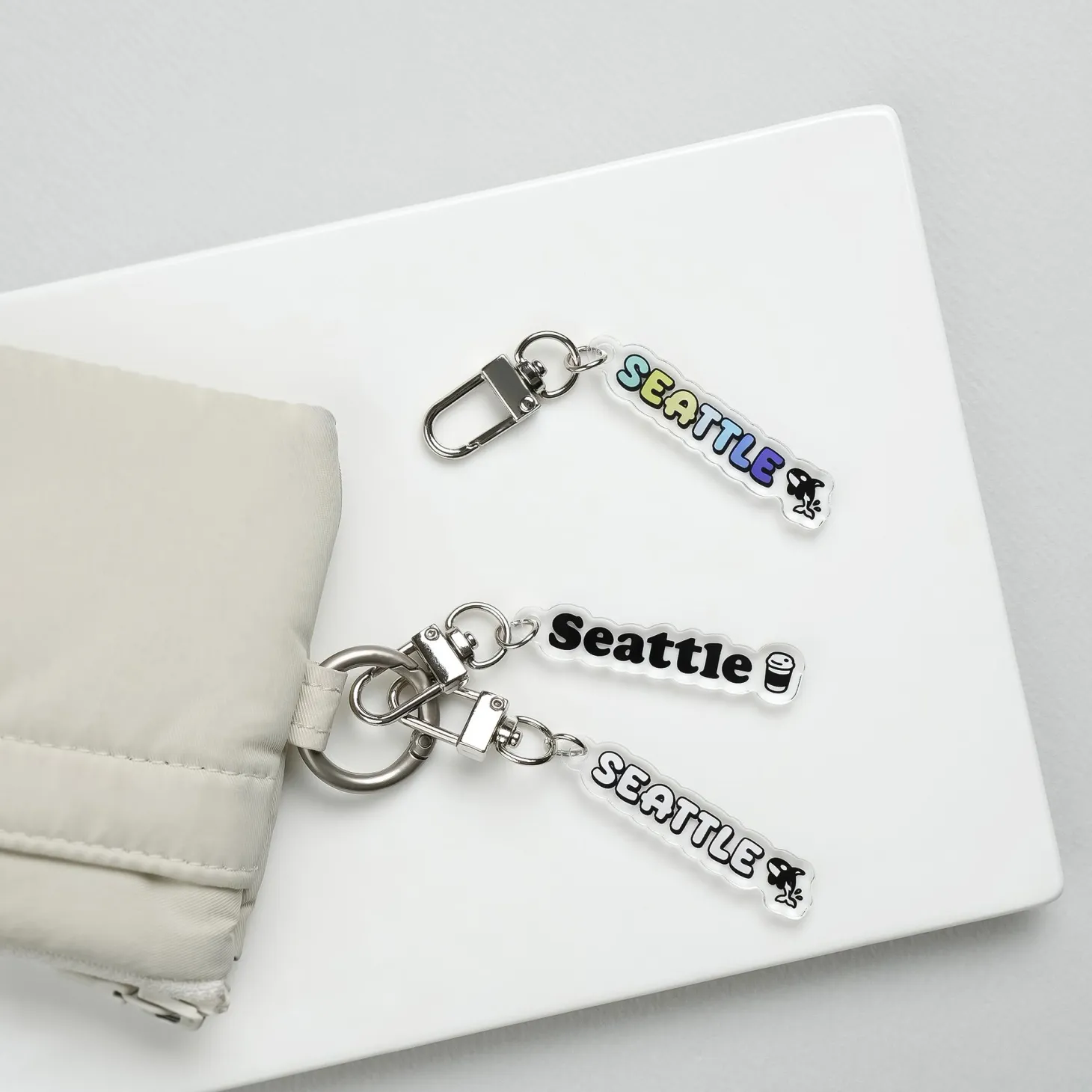 Seattle Acrylic Key Ring