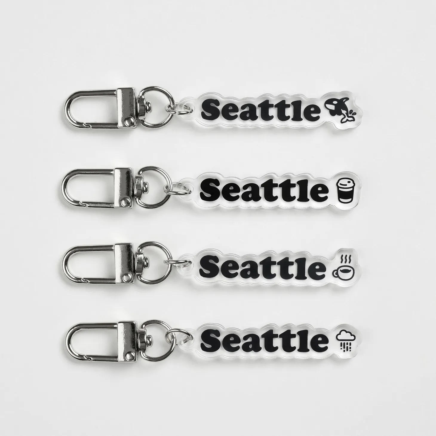 Seattle Acrylic Key Ring