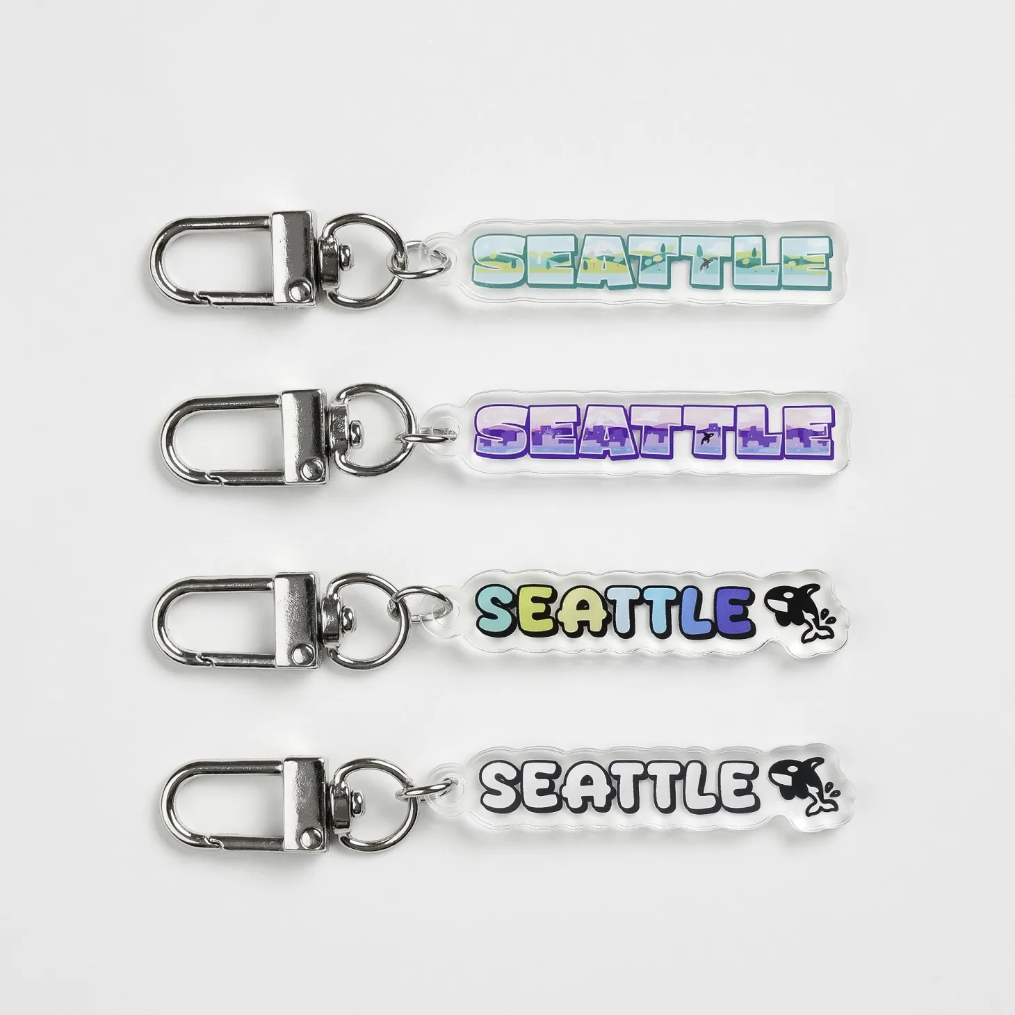 Seattle Acrylic Key Ring