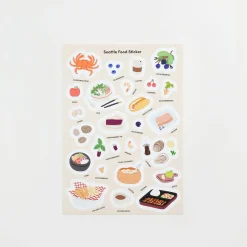 Seattle Food Deco Sticker