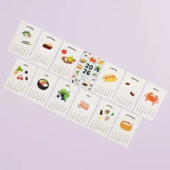 2026 Seattle Mini Calendar Sheets