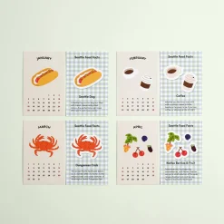 2026 Seattle Mini Calendar Sheets