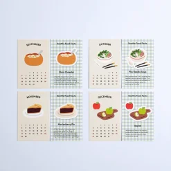 2026 Seattle Mini Calendar Sheets