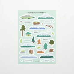 Seattle Scenery Deco Sticker